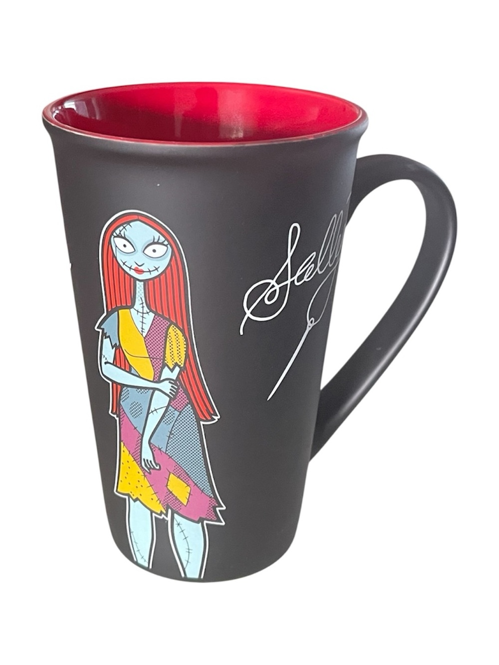 ๐ Nightmare Before Christmas Sally Black & Red Ceramic Mug
